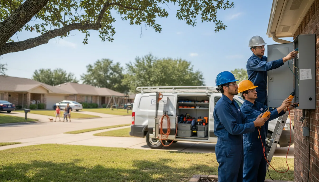 Certified electrician providing emergency electrical services in Ellendale, ND